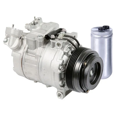 For BMW 540i 740i 740iL & M5 OEM AC Compressor w/ A/C Drier - Image 1 of 4