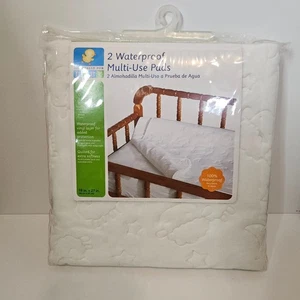 Babies R Us 2 Waterproof Multi-Use Pads Changing Bassinet Cradle New - Picture 1 of 7