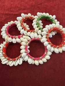 Indian Shell Wedding Bangles Jewelry Ethnic Traditional. A7 - Picture 1 of 10