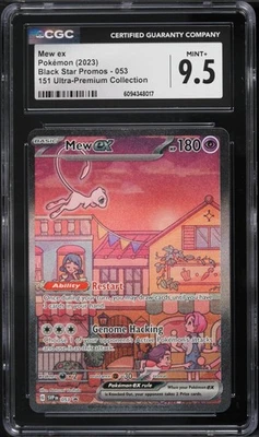 CGC 9.5 Mew ex 151 Ultra Premium Collection Promo 2023 Pokemon Card #053 - Image 1 of 2