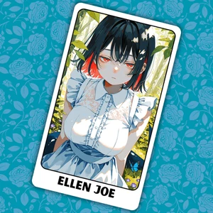 Anime Collectible Sticker Card | Cute Custom Fan Art | Matte Finish 2.62"x4.52" - Picture 1 of 3