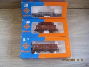 ROCO Model Railways 3 VAGONES MIXTOS acoplamientos estilo Kadee - Imagen 1 de 3