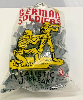 Marx 50 CT GERMAN SOLDIER  IN ORIGINAL BAG  OPENED - Image 1 of 2