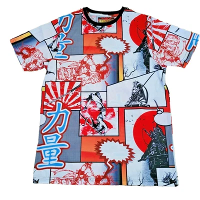 Camisa Drill Clothing Estampados Frescos de Tokio Anime Naruto Lucha Ropa de Calle Talla S Foto 1 de 4