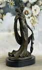 Handcrafted Bronze Sculpture Sale Dancer Actress Singer Jazz Theater Deco Art