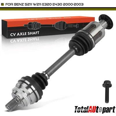 cv 车轴组件适用于梅赛德斯-奔驰 w210/W211 E430 2000 - 2002 E320 左前 — 第 1/4 张图片