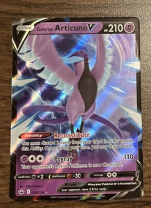 Galarian Articuno V 58/198 Ultra Rare Near Mint Pokemon Karte TCG Schwert & Schild - Bild 1 von 6
