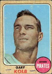 1968 Topps Pittsburgh Pirates Baseball Card #407 Gary Kolb - POOR