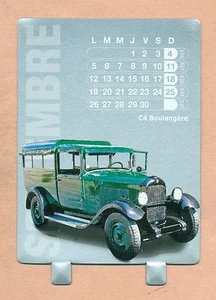 PLAQUE METAL - CITROËN C4 BOULANGERE - Picture 1 of 1