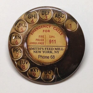 Telephone Dial New York Fridge Magnet BUY 3 GET 4 FREE MIX & MATCH - Picture 1 of 2