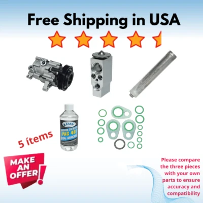 Compresor y válvula aire acondicionado apto para Dodge Nitro 2007-2008 Foto 1 de 4