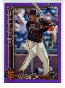 2025 Topps #219 LaMonte Wade Jr. Giants Purple /250 - Picture 1 of 2