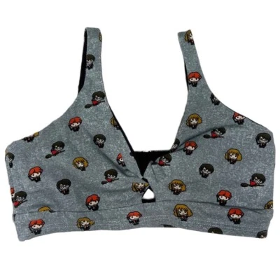 Handmade Harry Potter Yoga Bralette | Quidditch Twist Bra | Loungewear - Small - Image 1 of 3