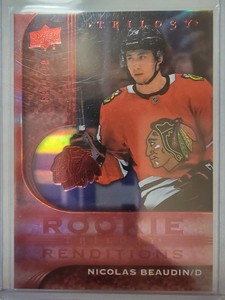 2020-21 Upper Deck Trilogy - Rookie Renditions Red Foil #RR-17 Nicolas...