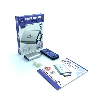GC2HDMI Kaico Gamecube GC HDMI® Line Doubler Adapter Adaptor Digital AV to HDMI - Image 1 of 4
