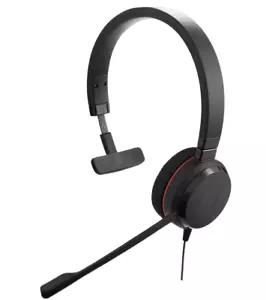 Jabra Evolve 20 Mono On Ear Headset - Black (4993823109) - Picture 1 of 3