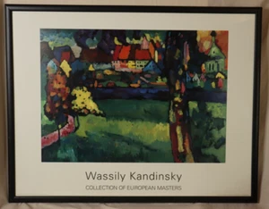 Wassily Kandinsky Collection Of European Masters poster 1994 Print Kunstmuseum - Picture 1 of 6