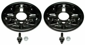 MALIBU MONTE CARLO S10 BLAZER REAR DRUM BRAKE BACKING PLATE SHIELD SET 2 13867 - Picture 1 of 3