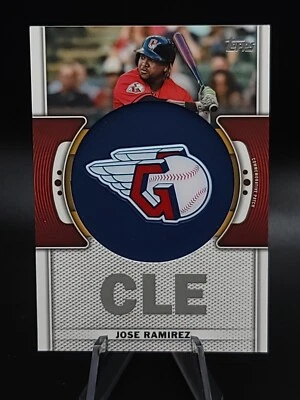 2023 #TLP-JRA Jose Ramirez Topps Series 1 Baseball Team Patch Relic Card - Image 1 of 2