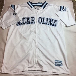 Camiseta deportiva con cremallera de Carolina del Norte talla mediana 2003 función All Star desgaste - Imagen 1 de 8