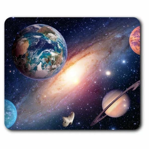 Computer Mouse Mat - Solar System Space Galaxy Office Gift #14405 - Picture 1 of 4