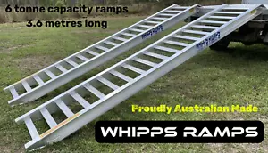 6 Tonne Capacity Structural Aluminium Earthmoving Machinery Ramps - Picture 1 of 11