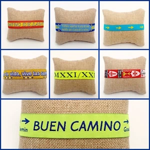 Pulsera Camino de santiago de cinta nuevo varios modelos mujer niño hombre moda - Imagen 1 de 37