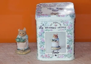 Border Fine Arts Brambly Hedge -Resin Mrs Apple Mouse BH1- 6.5cms high in tin - Picture 1 of 5
