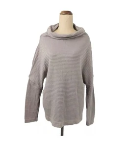 Seed Heritage | Jersey Marrón Claro Boho Capucha Cuello Mezcla Algodón Suéter | Talla XS - Imagen 1 de 6