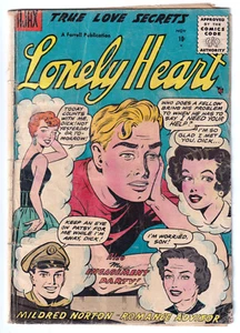 LONELY HEART 13 (1955 Ajax) Dick is in a pickle; RARE; No CGCs; ONLY eBay; GD- - Picture 1 of 5
