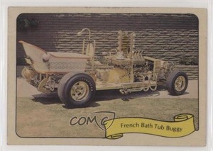 1974 Fleer Kustom Cars Stickers French Bath Tub Buggy 0e3