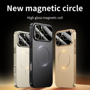 Funda protectora de plástico duro imán a prueba de golpes para iPhone 16 15 Pro Max 14 13 12 11 - Imagen 1 de 19