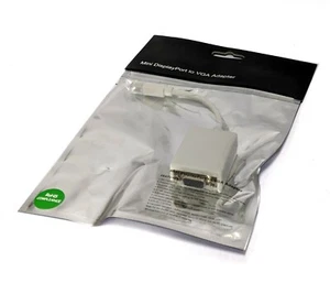 Mini Displayport Mini Dp Auf VGA Video Kabel Adapter Konverter - Weiß - Bild 1 von 1