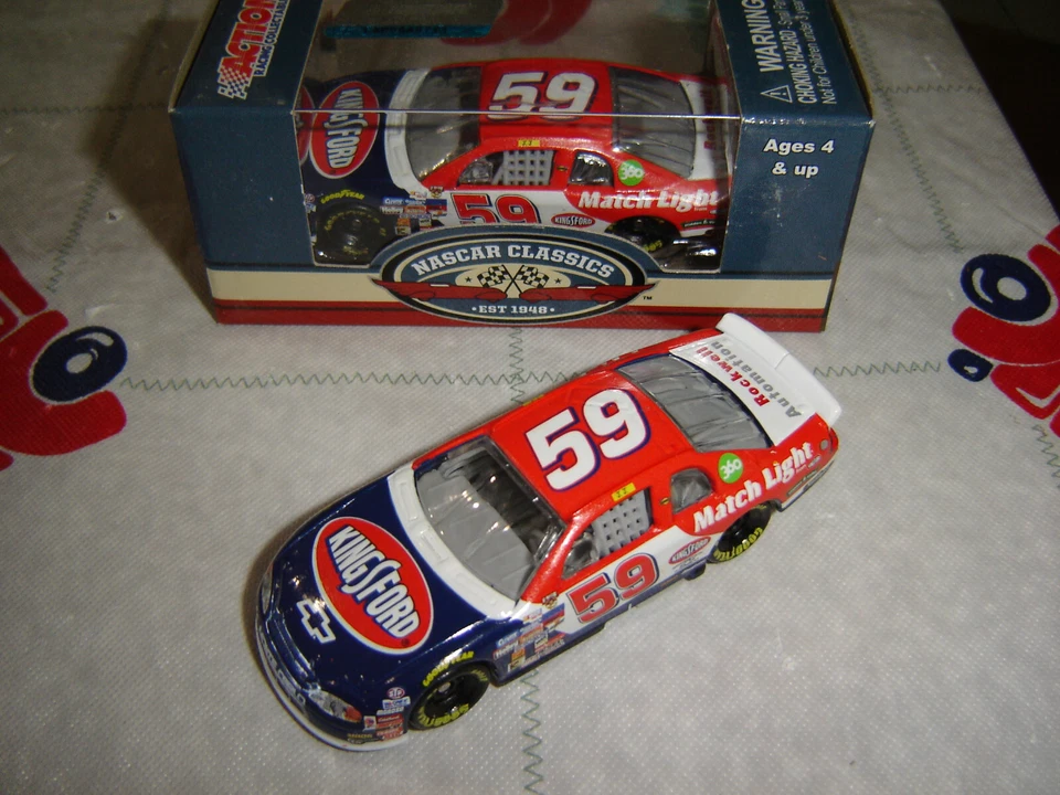 NASCAR CLASSICS #59 Jimmie Johnson 1998 KINGSFORD Monte Carlo 1/64 Action Lionel - Image 1 of 1