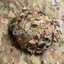 Multicam Netting Helmet Cover - Scrim Camouflage Army Tactical Camo Military