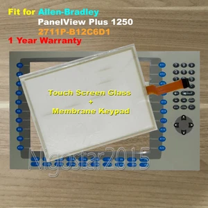 Pantalla táctil de vidrio + teclado para Allen Bradley PanelView Plus 1250 2711P-B12C6D1 - Imagen 1 de 1