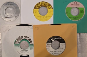 5 ct LOT #94 High Grade 45 RPM Odd, Private, Indie Labels, VG+ to NM - Picture 1 of 2