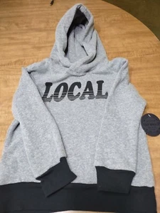 $59 Tiny Whales Kid's Boys Hooded Local Sweatshirt Hoodie Size 6 NWT USA - Picture 1 of 7