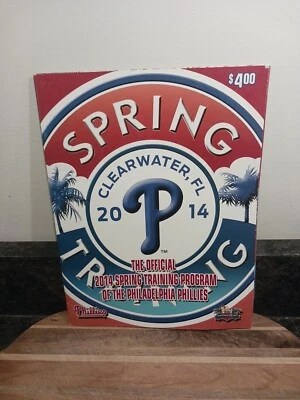 PHILADELPHIA PHILLIES Official 2014 Spring Training Program - Clearwater - MLB - Image 1 of 4
