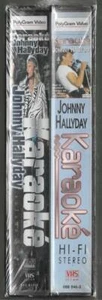 coffret neuf scellé sous blister 2 k7 VIDEO JOHNNY HALLYDAY karaoké 25 titres - Photo 1/4