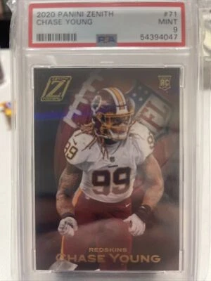 CHASE YOUNG 2020 Panini Zenith RC Rookie #71 Washington  - Image 1 of 2