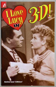 I Love Lucy in 3-D #1 (No Glasses) - Malibu Graphics - Lucille Ball - Desi Arnez - Foto 1 di 2