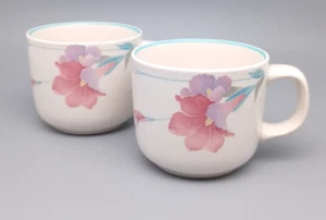 Keltcraft Misty Isle Noritake Mendocino Ireland 9149 Coffee Mug Cup Set of 2 - Picture 1 of 7