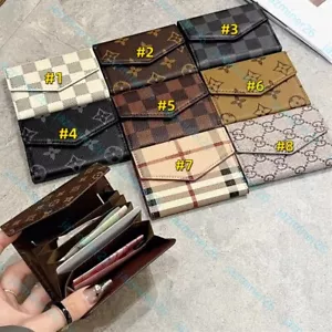 Luxury Printed Leather Card Holder Flip Cover Wallet ID Case Cover Unisex - Picture 1 of 2