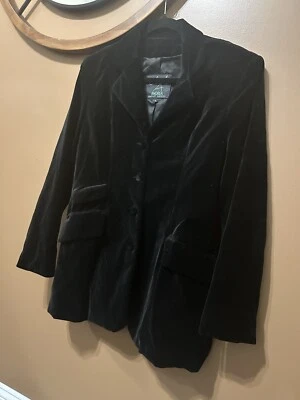 Club Andrea Company America Black Crush Velvet Blaze складки сзади с пуговицами  - Изображение 1 из 4