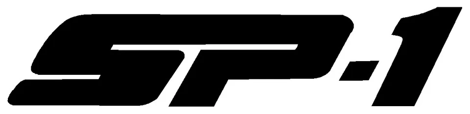 Fire Storm SP-1 motorcycle sticker pair tank panel vinyl cutout - Image 1 of 1