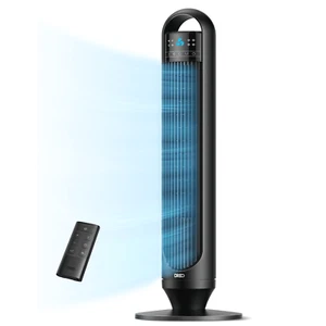 Dreo Tower Fans for Home, 36" Standing Floor Fan with Remote, 4 Speeds, 4 Modes - Picture 1 of 6