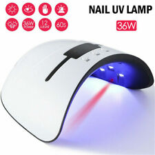 36W 12Leds Uv Nail Lamp Smart Sensing Gel Nails Polish Dryer Manicure Machine