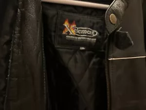 Xelement Advanced Motorcycle Gear Men's Leather Jacket Size XXL Zip Out Liner - Picture 1 of 11
