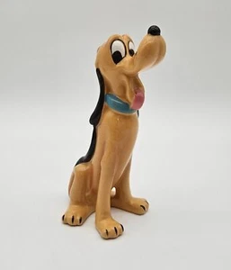 Vintage Walt Disney Productions Pluto 6" Ceramic Figurine Japan - Picture 1 of 8